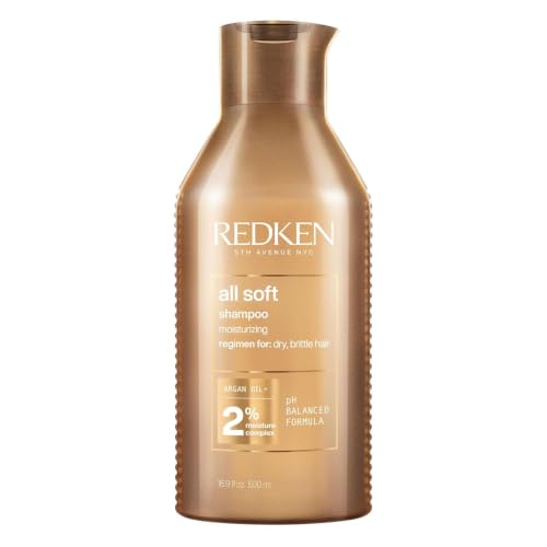 REDKEN Shampoo, For Dry Hair, Argan Oil, Intense Softness and Shine, All Soft, 500ml - 2