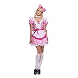 EraSpooky Women's Wind Up Creepy Doll Adult Costume Halloween Doll Costumes