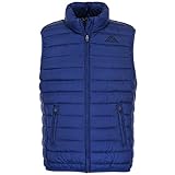  Kappa Chaleco para hombre, acolchado de tejido neta de nailon con logotipo ASTROVEST