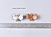 AMOYSTONE Howlite Small Butterfly Heart-Shaped Wings Ornament Collection Statue Alloy Micro Landscape Accessories Christmas Decor