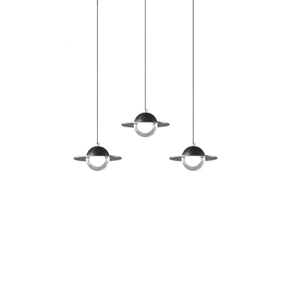 Lustre de luxe pour salle à manger et bar, plafonnier suspendu 3 têtes