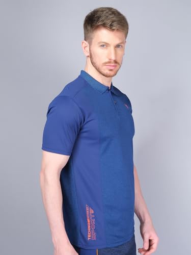 Image of TECHNOSPORT Men's Slim Fit Active T-Shirt - (MTP537 P) Pack of 1