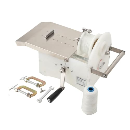 MáQuina Flejadora De Salchichas Manual Y Atadora, Para Atar Acero Inoxidable, TamañO Ajustable 0-42 Mm 0-18 Cm, Para Uso Comercial En El Hogar(Upgraded Model)