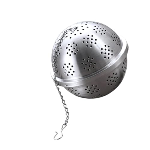 CONGARTENO Stainless Steel Spice Infuser Reusable Tea Filter for Loose Leaf Seasoning Spices for Herbal Tea Cooking Chain for Easy Use