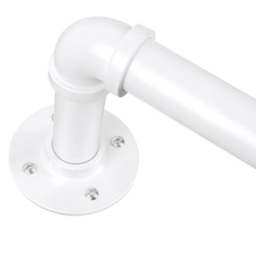 SOMINS 1 Inch Curtain Rods for Windows 120 to 240,