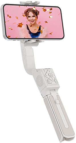 iSteady Q 1-Axis Gimbal Stabilizer White, hohem Selfie Stick Tripod, Extendable 4 in 1 Professional Selfie Stick (White) iSteady Q 1-Axis Gimbal Stabilizer White, hohem Selfie Stick Tripod, Extendable 4 in 1 Professional Selfie Stick (White)