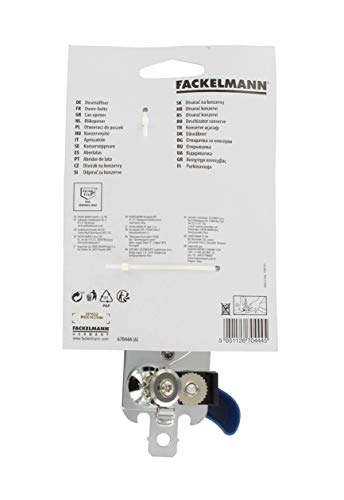 Fackelmann 670444 Can Opener, Blue, Grey, Ouvre-boîtes - Image 3