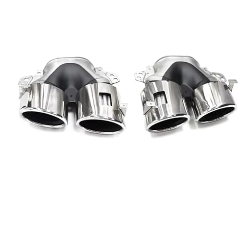 Embout d'échappement noir pour Audi A35 C118 CLA35 X247 GLB35 A45S 2020