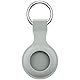 Wanme 3 Stück Hülle für Apple AirTag Anhänger mit Schlüsselanhänger, AirTags Silikon Tragbar Keyring Abdeckung, Schutzhülle für Apple AirTag Case Tracker (Schwarz+Dunkelblau+Grau)