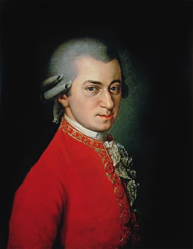 Peinture murale Mozart impression sur toile premium art abstrait salon 60x90cm