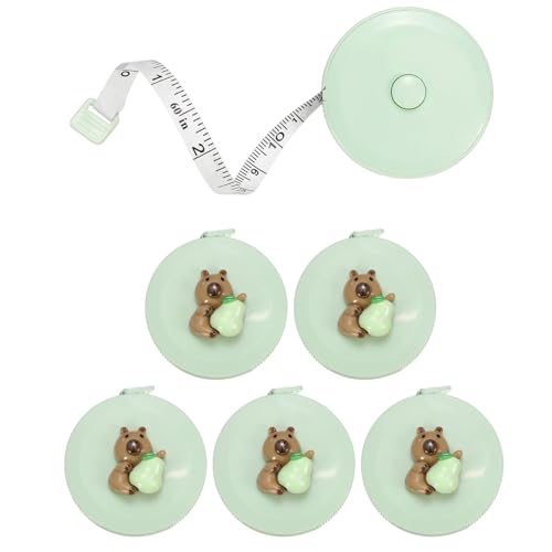 Cinta métrica suave retráctil 6 piezas 1.5 m doble escala miniatura 1