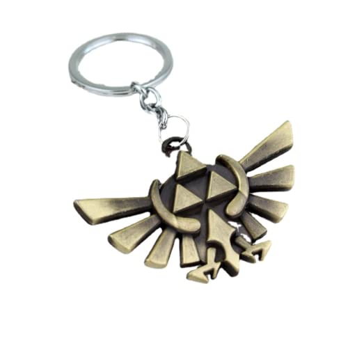 TLOZ Llaveros Zelda Llaveros Zelda Juego Periférico Accesorios Zelda Bronce Colgantes (B)