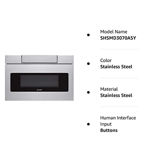 Sharp Microwave Drawer, Stainless Steel - Smd3070Asy Model #TOP4