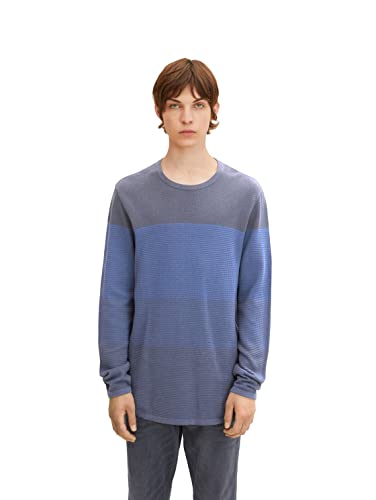 Pull Rayé Homme Tom Tailor Denim pour vos sorties décontractées en weekend