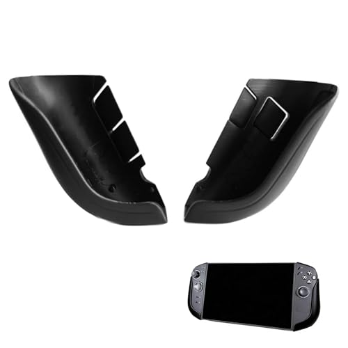 2 Pcs 3D Printed Grip Handle Compatible with Legion Go 2 Protective Sleeve for Handheld Game Console Accessories Black Ultra Ergonomic Grip Handle
