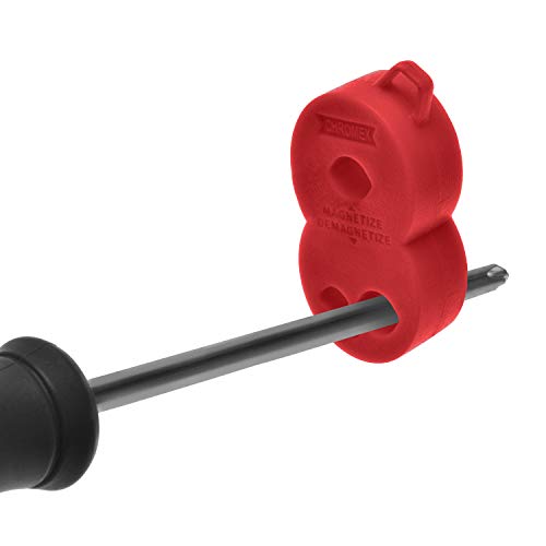 image for Chromex Magnetizer Demagnetizer Tool for Screwdrivers and Bits with Ca