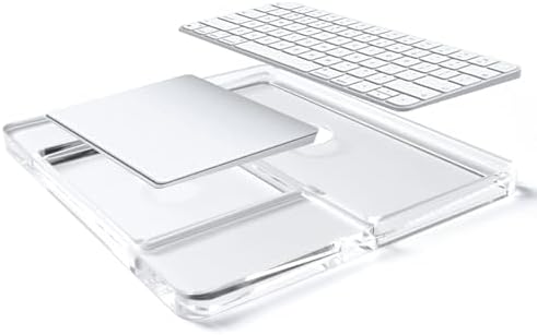 Transparentes Tastatur- und Touchpad-Tablett, kompatibel mit Apple 