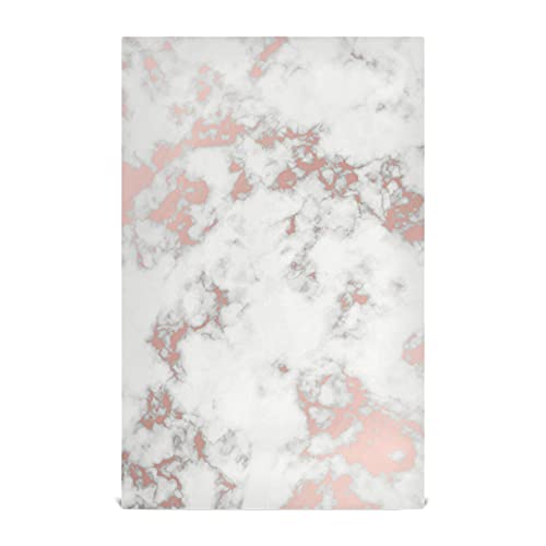 Susiyo G265523044P598C638S1305 Kitchen Dish Towels, Marble Rose Gold Texture Kitchen Towels Set Of 4 Super Soft Absorbent Dish Towels Set Microfiber Polyester Kitchen Dish Cloths Decorative Tea Towels thumb #1