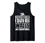 Thats What I Do I Run On Walls And I Know Things. Ce design parkour est adapté pour vous si vous êtes un traceur, un parkour ou un freestyle et que vous aimez courir et sauter au parkour ou freestyle.