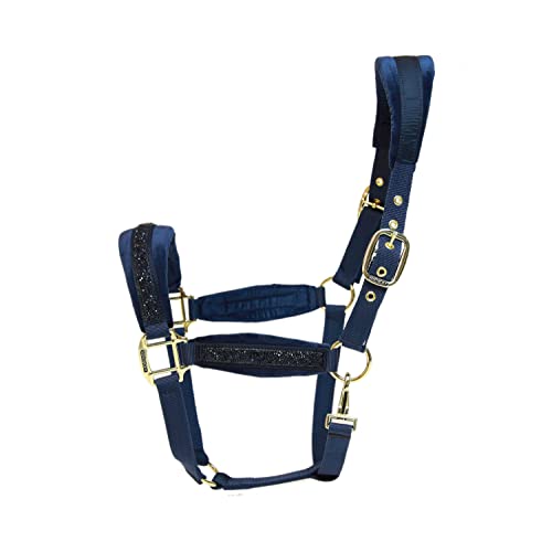 Kentucky Horsewear Glitter Stone Halfter, Größe:Cob, Farbe Kentucky Horsewear:Marine