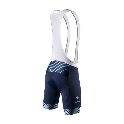 Image of Santic Cycling Bib Shorts Bib Pants Bike Shorts Men Cycle Pants Cycling Pants Men's Summer Bicycle 3D Sponge Padded