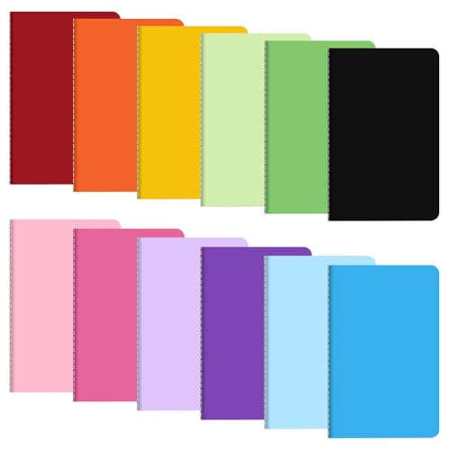 Carnets de notes A6 en papier ligné avec couverture souple pour écriture fluide à l'école