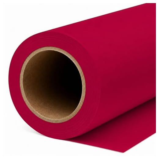 Yizhily Seamless Flame Backdrop Paper Roll, 53" x 16.4', Heavyweight MatteFlame Photo Background for Small Studio Headshots, Tabletop Product & Food Photography