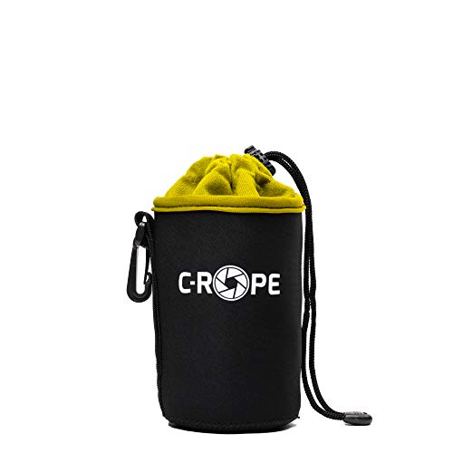 C-Rope Neopren Objektivbeutel mit Fleece-Fütterung als Schutztasche für Objektive und Kamerazubehör, Größe M Cover