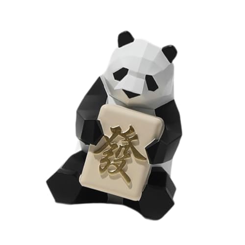 Statue panda résine pour décorer un bureau moderne et salon stylé - 3
