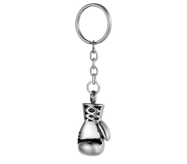 Skyuni Collection BOXING GLOVES BIKER SILVER METAL KEYCHAIN KEY CHAIN BIKES KEY RING-picture-43
