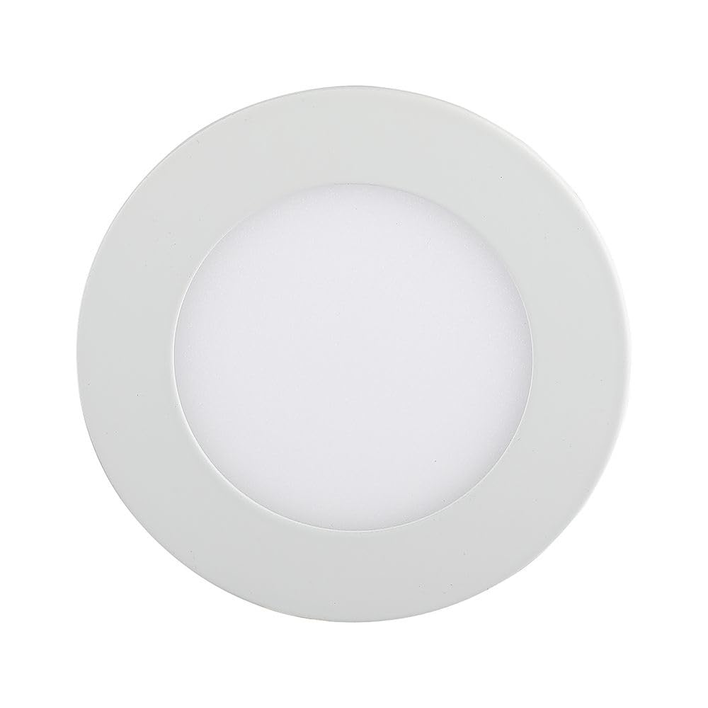Panel LED redondo 18W, color 4000K, ideal para iluminación interior, oficinas y espacios comerciales.
