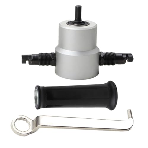 VRTYVEYBB 1set Lamiera Doppia testa Cutter Ferro Roditrice Utensili da Taglio Per Lama Saw Cutter Drill Accessori Macchina Punzonatura Strumenti