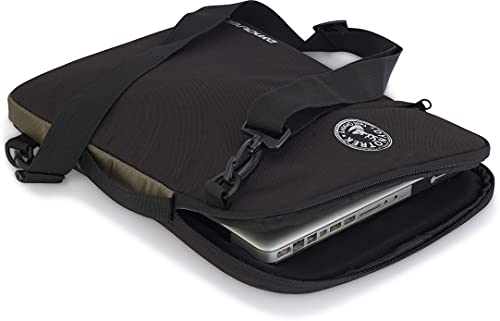 Image of Dynotrek Tricera 15.6 inch Laptop Sleeve Case, with Detachual Shoulder Straps Protective Cover, Accessory Pocket, Briefcase Computer Hand Bag, Compatible for HP, ASUS, Dell, Acer -Black