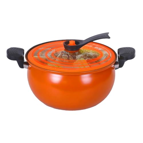 Celuicion Ollas con tapa | Olla a presión grande y profunda - Ollas de cocina antiadherentes | Para cocinas de gas, eléctricas e inducción, sopa y pasta, hogar restaurante