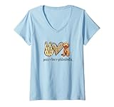Photo Gallery donna funny cute peace love goldendoodles doodle dog lover maglietta con collo a v Photo Gallery donna funny cute peace love goldendoodles doodle dog lover maglietta con collo a v