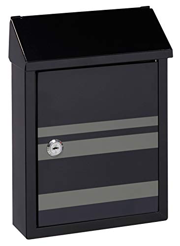 Arregui E5724-STR Boîte aux lettres Noir avec sérigraphie