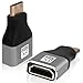 AXFEE Mini HDMI auf HDMI, 2 Stück Mini HDMI Stecker auf HDMI Buchse Adapter, HDMI 2.1 Version, Mini HDMI Adapter, HDMI Kupplung HDMI Verbinder für Laptop HDTV, 8K@60Hz /4K@120Hz /2K@1080p AXFEE 8 günstig Kaufen-AXFEE Mini HDMI auf HDMI, 2 Stück Mini HDMI Stecker auf HDMI Buchse Adapter, HDMI 2.1 Version, Mini HDMI Adapter, HDMI Kupplung HDMI Verbinder für Laptop HDTV, 8K@60Hz /4K@120Hz /2K@1080p