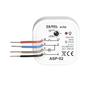 Zamel ASP-02 Treppenlicht-Zeitschaltuhr Weiß