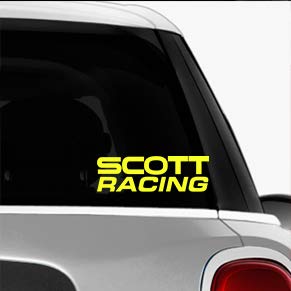 Scott Racing Word SK8/Surf/Snow/Water/Bike/Brands Automotive Decal/Bumper Sticker