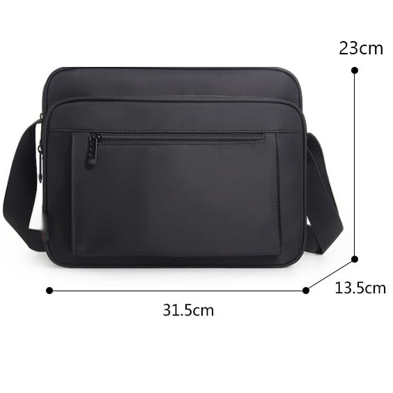 Waterproof Black Briefcase Brand Shoulder Bags For Women Messenger Bag Men's Crossbody Bags2