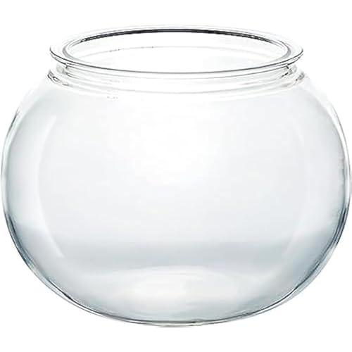 RoastMe プラスチック製金魚鉢 丸型水槽 プラスチック製 厚手 透明 家庭用 卓上 金魚水槽 亀水槽 落下防止 猫用金魚鉢 猫用ボウル プラスチック製 猫容器 金魚 猫用金魚鉢 丸型金魚鉢 室内植物 室内装飾 容器 卓上水槽ボウル 水耕栽培 大容量