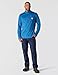 Carhartt Men's Force Relaxed Fit Mock Neck Half-Zip T-Shirt, Dark Horizon Blue, Large