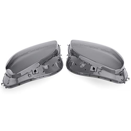 Areyourshop 1 Pair Headlight Replacement Lens Driver Passenger For 05-13 C6 Corvette,Smoke