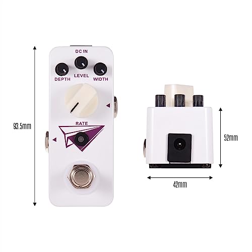 OUSIKA Pédale de flanger Multi-fréquences numérique Pédale d’effet for Guitare électrique Série Micro Pédale compacte Pédale d’effet for Guitare Tuner - Les Beatles, Paul McCartney, John Lennon, RIngo Starr, George Harrison OUSIKA Pédale de flanger Multi-fréquences numérique Pédale d'effet for Guitare électrique Série Micro Pédale compacte Pédale d'effet for Guitare Tuner – Image 7