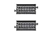 Produktbild Kato Spur N 20-440 einzeiligen erhöhten Luftlinie 62mm (2 Stück)