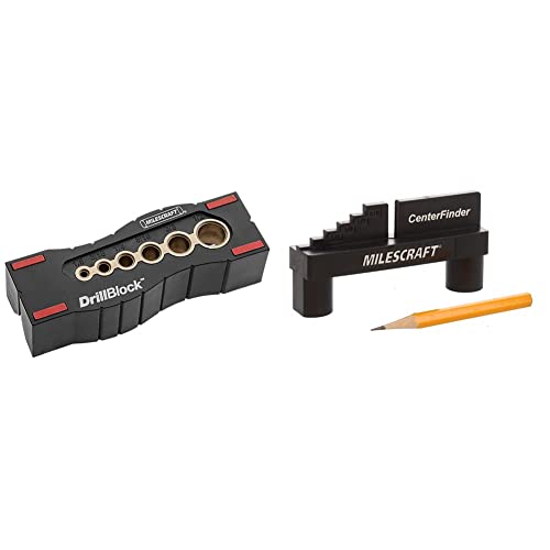 Image of Milescraft 1312 Drill Block + Milescraft 8408 Center Finder