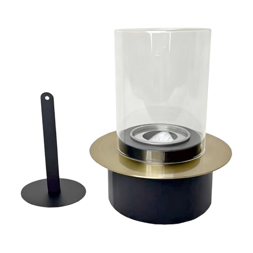 Brasero de mesa – Estufa calentador sin llama para chimeneas | Fuego portátil | Para jardín, terraza, exterior, camping, fogata, patio