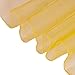 SARVAM FASHION Elegant Organza Chair Sashes Sheer Fabric Sashes for Weddings, Parties, and Special Events – (Pack of 10 Pieces, Gold)