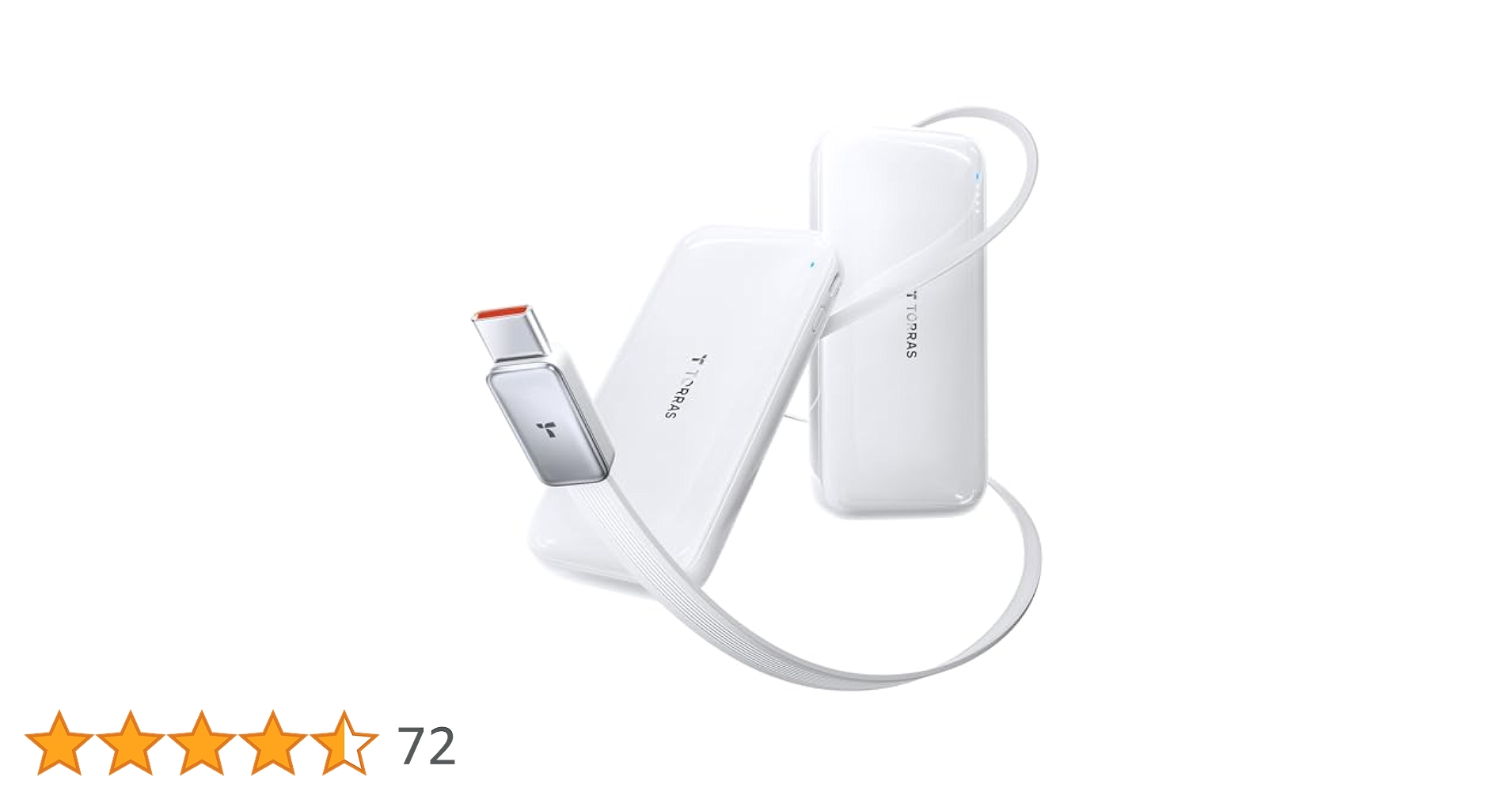 機内持ち込み可 TORRAS FlexLine 10000mAh PD30W Amazon | 【2025革新登場】TORRAS FlexLine 巻き取り式 モバイル