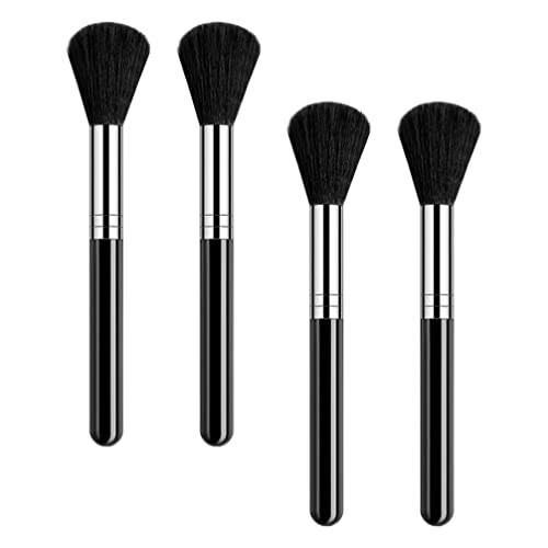 FOMIYES 4pcs Nail Art Brushes for Dust Removal Convenient Manicure Cleaning Tools for Nail Salons and Diy Use Soft Bristles for Fingernail Care